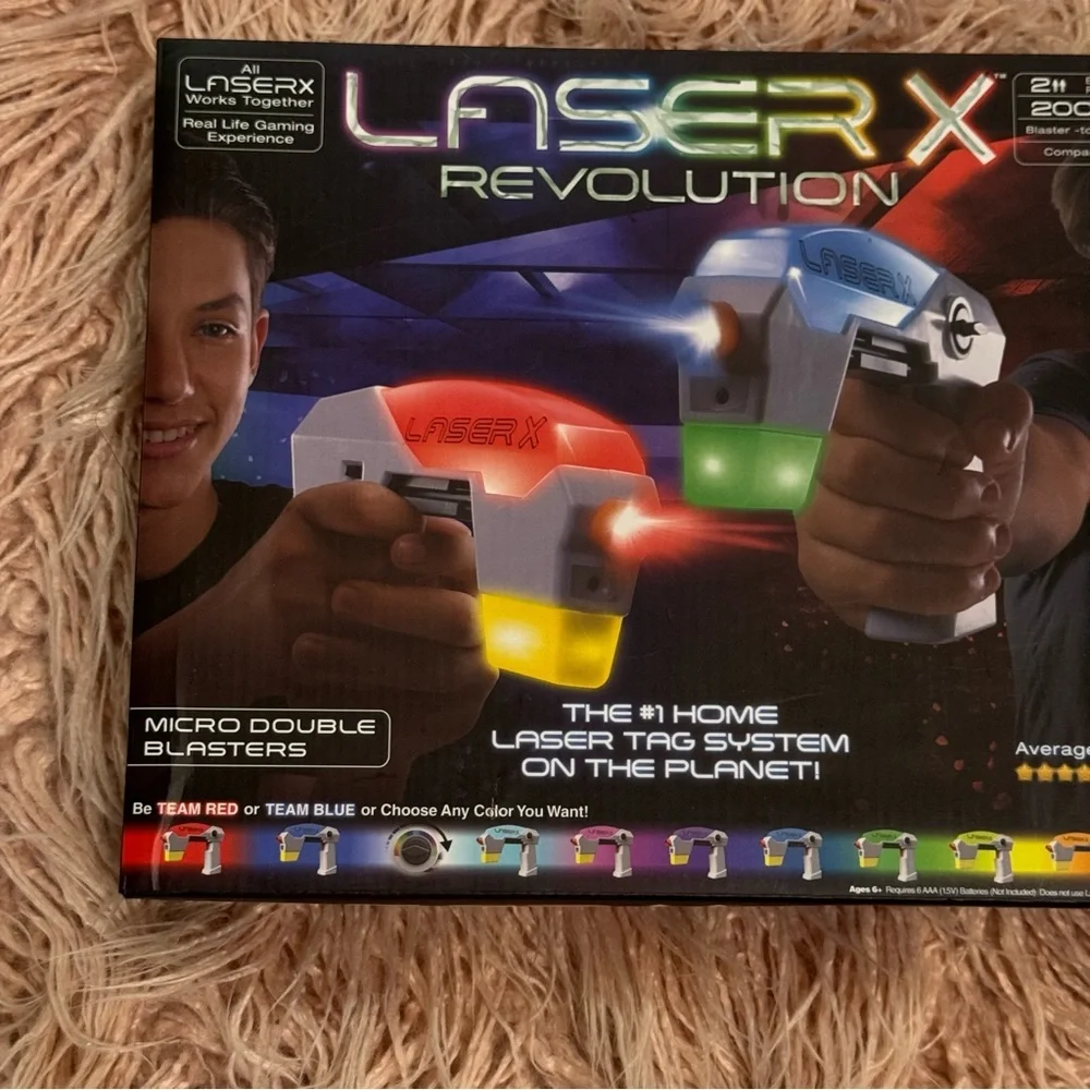 Laser X Revolution Micro Double Blasters - Multi-Color